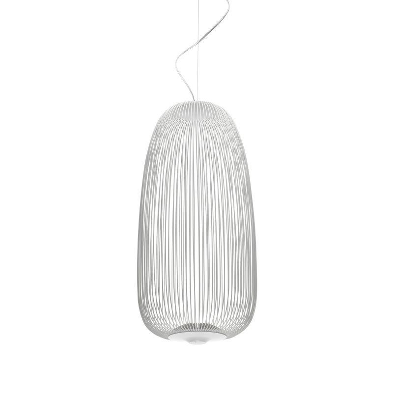 Spokes 1 LED Pendelleuchte Foscarini Weiss